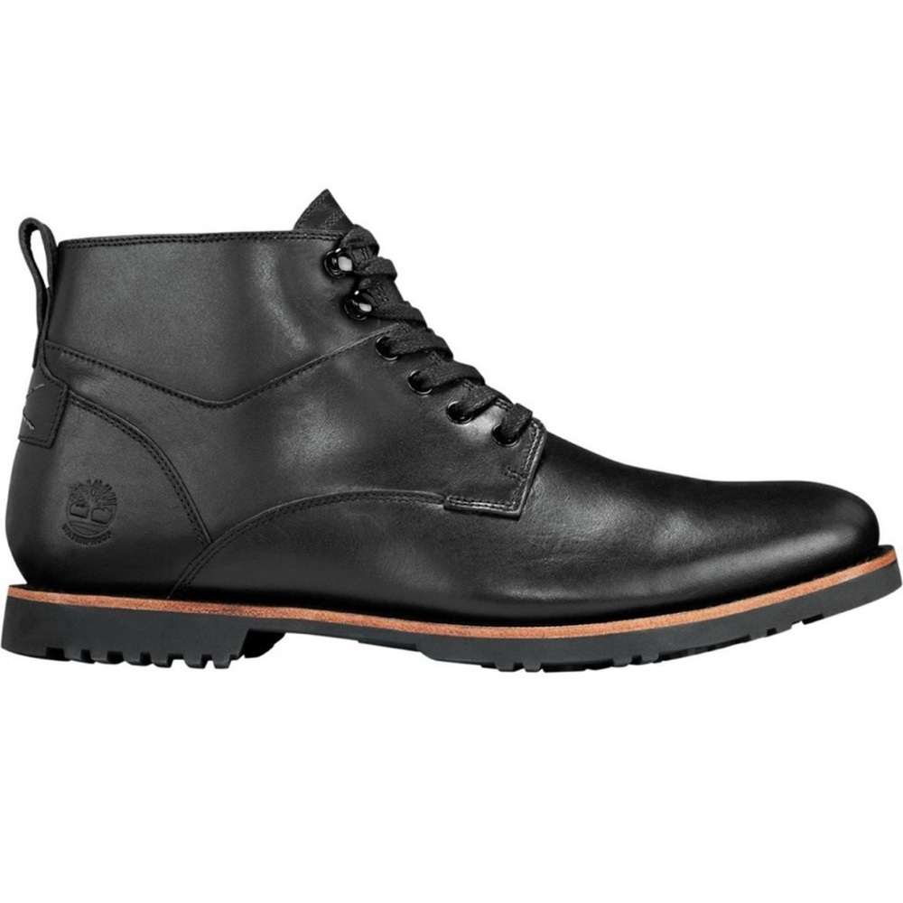 Kendrick Chukka Black Leather Men's Boots